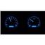 1947-53 Chevy Truck VHX System, Silver Face - Blue Display