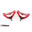 UMI Performance 303233-R GM G-Body Up and Low Front Control Arm Kit Delrin No Upper Ball Joint -RED