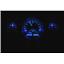 1957 Chevy Car VHX System Satin Alloy Style Face - Blue Display