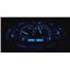 Universal Oval VHX System, Satin Alloy Style Face, Blue Display