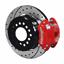 Wilwood Rear Disc Brake Kit Ford 9" Big New Style w/ 2.5 Offset Drilled Red