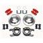 Wilwood Rear Disc Brake Kit Ford 9" Big New Style w/ 2.5 Offset Plain Rotor Red