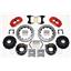 Wilwood Rear Disc Big Brake Kit Chevy Special w/ 2.81" Offset Drilled 13" Red