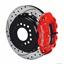 Wilwood Rear Disc Big Brake Kit Ford 8.8 w/ 2.50" Offset Drilled Rotor Red