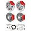 Wilwood 73-77 El Camino 4 Wheel Disc Brake Kit 12" Plain Rotor Red Caliper