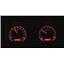 Dakota Digital 69 Chevy Camaro Instruments Analog Dash Gauges Black Alloy Red VHX-69C-CAM-K-R