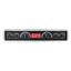 Dakota Digital Universal 3.75x19.5" Analog Dash Gauges Black Alloy Red VHX-1023-K-R