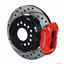 Wilwood Rear Disc Brake Kit Small Ford 9" w/ 2.5" Offset 12.19" Drilled Red