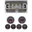 80-86 Ford Truck Silver Dash Carrier w/ Auto Meter 3-3/8" Sport Comp II Gauges