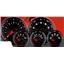 65 Chevelle Black Dash Carrier w/ Auto Meter 3-3/8" American Muscle Gauges