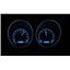 Dakota Digital 67-68 Chevy Camaro Analog Gauges Black Blue VHX-67C-CAM-K-B