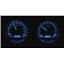 Dakota Digital Universal 5.4" Gauges Black Face Blue Lights VHX-1014-K-B