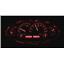Universal Oval VHX System, Carbon Fiber Style Face, Red Display