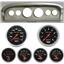 61-66 Ford Truck Silver Dash Carrier w/Auto Meter Sport Comp Electric Gauges