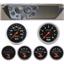 67 GTO Silver Dash Carrier w/Auto Meter Sport Comp Electric Gauges