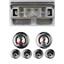 80-86 Ford Truck Silver Dash Carrier w/ Auto Meter 3-3/8" American Muscle Gauges