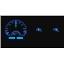 55-86 Jeep CJ VHX System, Carbon Fiber Face - Blue Display