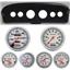 61-66 Ford Truck Carbon Dash Carrier w/Auto Meter Ultra Lite Mechanical Gauges