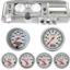68 Chevelle Silver Dash Carrier 5" Ultra Lite Electric Gauges w/ Astro