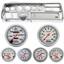 70-72 Chevelle Sweep Silver Dash Carrier Auto Meter Ultra Lite Mechanical Gauges