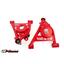 UMI Performance 3031-R GM G-Body Lower Front Control Arms Poly Bushings - Red