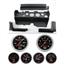 Classic Dash 714700111 Mopar E-Body Black Dash Carrier Panel w/ AM Sport Comp Mechanical Gauges