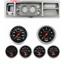 73-79 Ford Truck Silver Dash Carrier w/ Auto Meter Sport Comp Electric Gauges