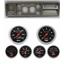 73-79 Ford Truck Silver Dash Carrier w/ Auto Meter Sport Comp Mechanical Gauges