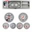 73-79 Ford Truck Silver Dash Carrier w/ Auto Meter Ultra-Lite Mechanical Gauges