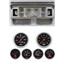 80-86 Ford Truck Silver Dash Carrier w/ Auto Meter Sport Comp Mechanical Gauges