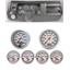 69 Chevelle Silver Dash Carrier w/ Auto Meter 3-3/8" Ultra-Lite Electric Gauges