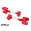 UMI Performance 402125-R GM A-Body UMI Perf. Boxed Lower & Adjustable Upper Control Arm Kit - Red