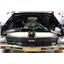 73-74 Nova Radiator Show Filler Panel Black Anodized Bowtie & Chevrolet