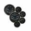 EMS ELITE 6 GAUGE KIT GPS Speedometer Universal Fuel Gauge Black MSEI-700BK