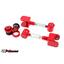 UMI 78-88 Regal El Co G-Body Adjustable Upper Control Arms- Poly Bushings - Red