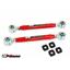 UMI 2010-2014 Camaro 2008-2009 G8 Adjustable Rear Toe Rods Pair Roto Joint Red