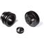 CVF Racing Stealth Black Ford Small Block Pulley Kit A/C (3 Bolt Crank)