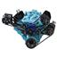Stealth Black Pontiac Serpentine Conversion - AC, Power Steering & Alternator - Electric Water Pump