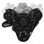 Black Diamond Serpentine System for 396, 427 & 454 - AC & Alternator with Electric Water Pump