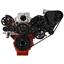 Stealth Black Chevy LS Mid Mount Serpentine Kit - ProCharger - Power Steering & Alternator