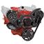 Black Diamond Serpentine System for SBC 283-350-400 - AC & Alternator with Electric Water Pump