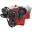 Black Diamond Serpentine System for SBC 283-350-400 - Alternator Only with Electric Water Pump