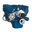 CVF Racing Ford 351C, 351M & 400 V-Belt System - Alternator Only with Electric Water Pump