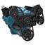 Black Diamond Pontiac Serpentine System for 350-400, 428 & 455 V8 - AC, Power Steering & Alternator