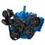 Black Diamond Serpentine System for AMC Jeep 304, 360 & 401 - AC, Power Steering & Alternator