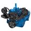 Stealth Black Serpentine System for AMC Jeep 304, 360 & 401 - Alternator Only - All Inclusive