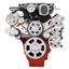 CVF Racing Chevy LS Serpentine Kit - Edelbrock - Power Steering & Alternator