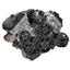 Stealth Black Serpentine System for Ford Coyote 5.0 - Alternator & Power Steering - All Inclusive
