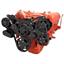 Stealth Black Serpentine System for Big Block Mopar 426 Hemi - AC, Power Steering & Alternator