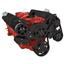 Black Serpentine System for SBC 283-350-400 - AC, Power Steering & Alternator - All Inclusive